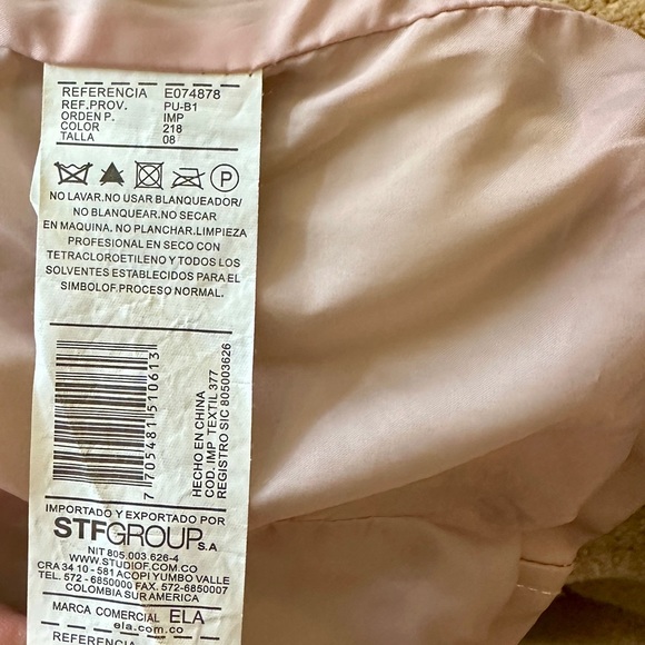 Gorgeous, bomber style, vegan leather jacket by Ela - Picture 7 of 8